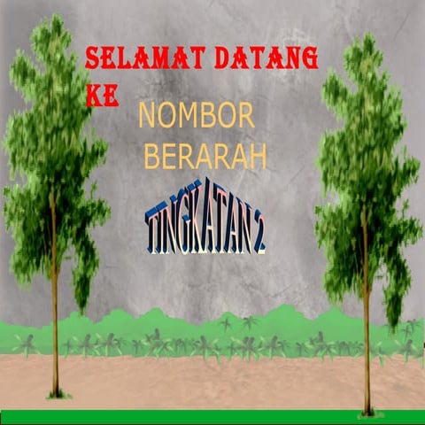 T2 bab 1 nombor berarah