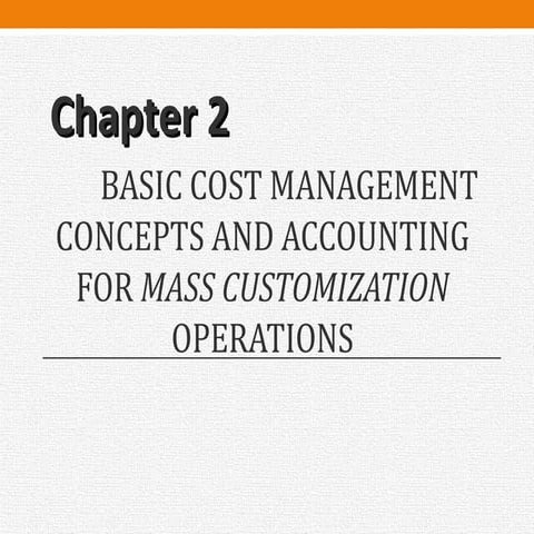 The Changing Role of Managerial Accounting in a GLOBAL Business Environment