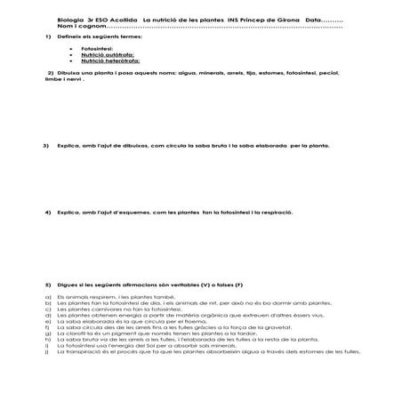 T2 la nutrició de les plantes
