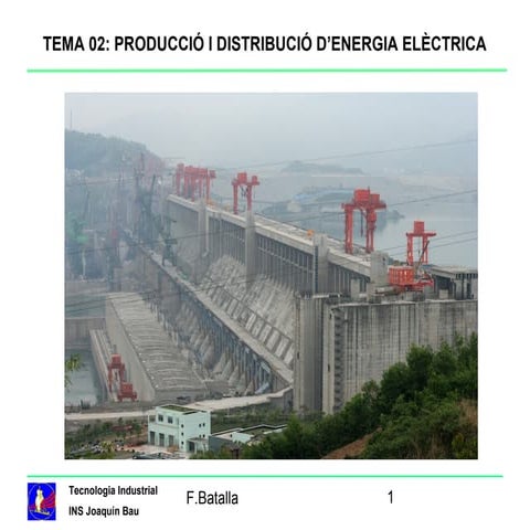 T2 producció i distribució d'energia elèctrica
