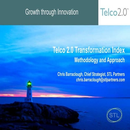 Telco 2.0 Transformation Index - Methodology and Approach