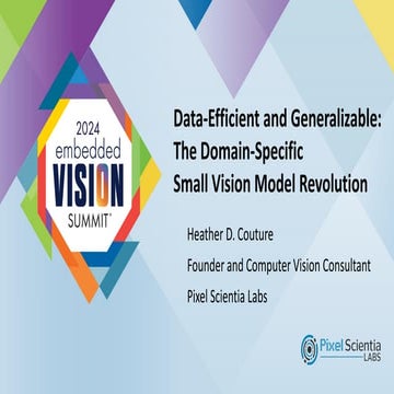 “Data-efficient and Generalizable: The Domain-specific Small Vision ...