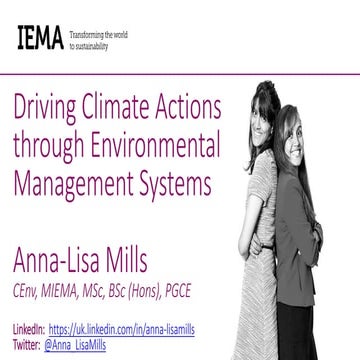 Environmental Management Systems & Auditing for climate change action (Anna-L...