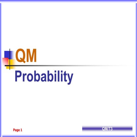T3   probability