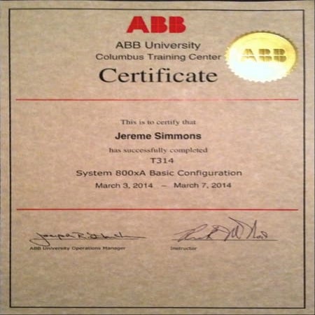 T314 System 800xA Basic Configuration 