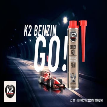 K2 Benzin Go! Środek do czyszczenia wtryskiwaczy w autach benzynowych 250ml