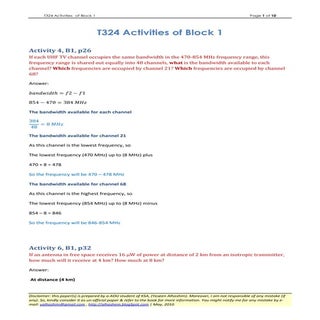 T324 activities block1