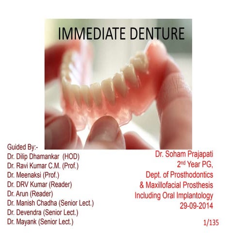 Immediate Denture 