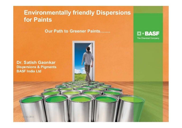 T 4 (envoronment friendly dispersions for paint and coatings )basf