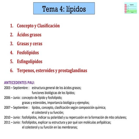 T4 - Lípidos