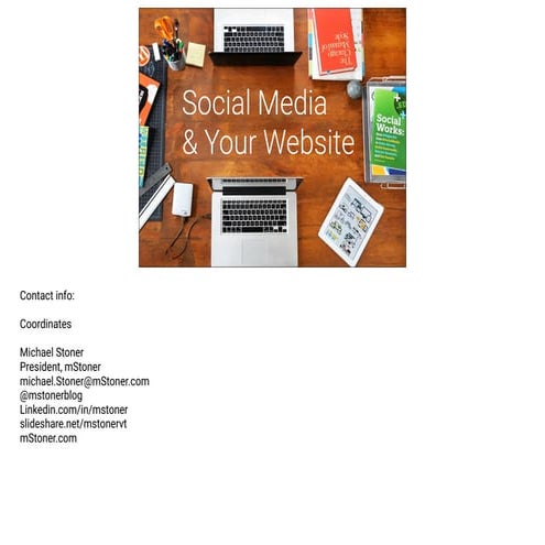 Social media and your website