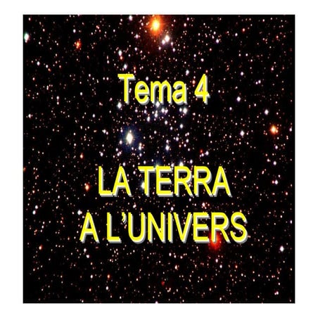 T4 la terra a l'univers