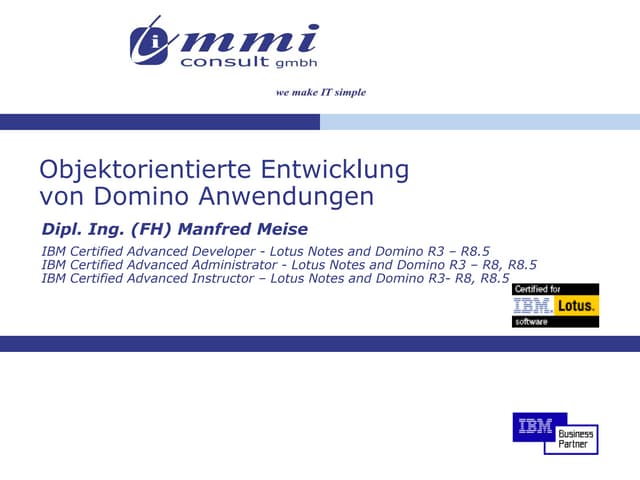T4 S1 Objektorienierte Entwicklung