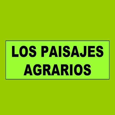 T5f. paisajes agrarios
