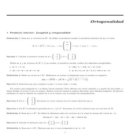 Ortogonalidad