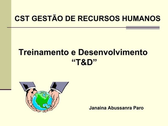 Treinamento.desenvolvimento