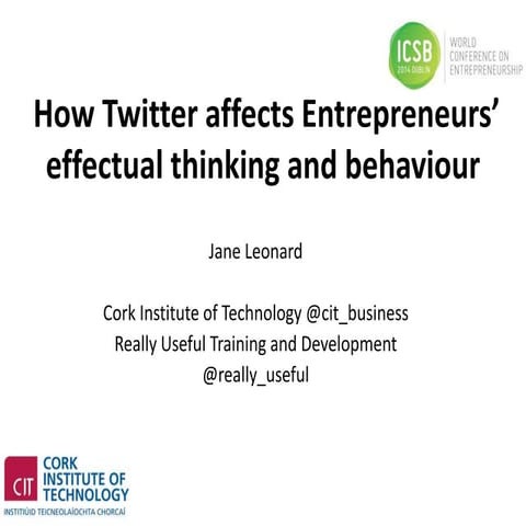 World conference on entrepeneurship 2014