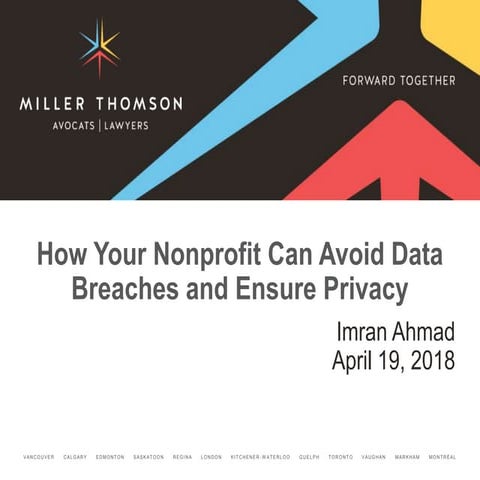 How your nonprofit can avoid data breaches and ensure privacy
