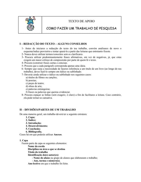 Ta   como fazer trabalho