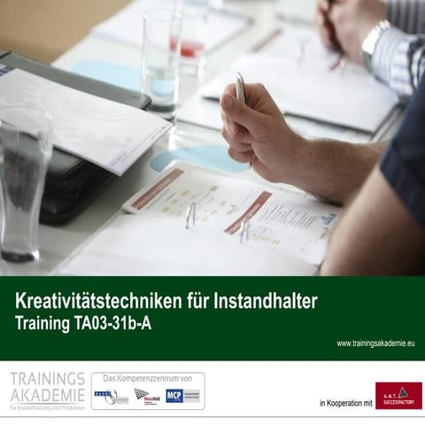 Kreativitätstechniken für Instandhalter_TA03-31b-A