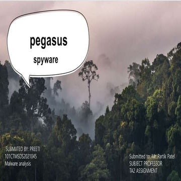 pegasus spyware