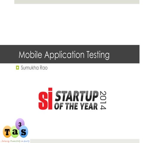 Ta3s mobile testing offering