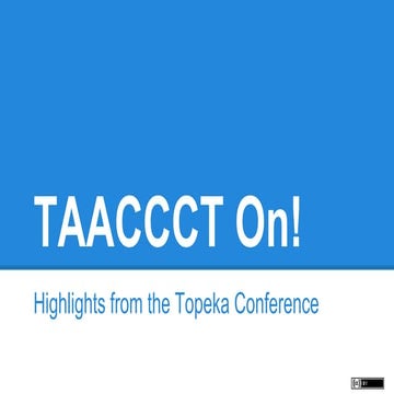 Taaccct On! Presentation