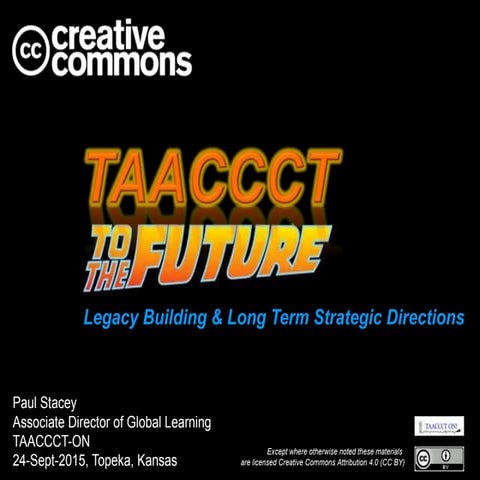 TAACCCT To The Future