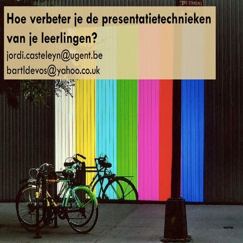 Presentatie technieken | PPT