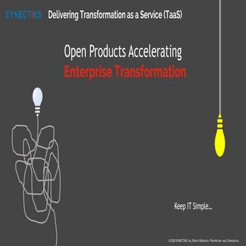 Transformation As A Service