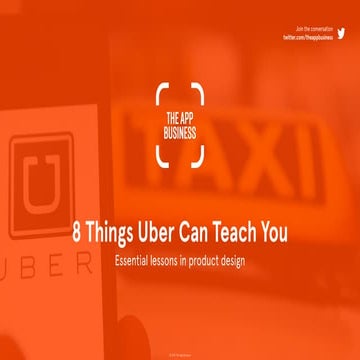 8 things Uber can teach you about product design