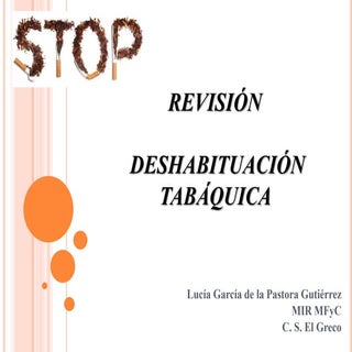 Deshabituación tabáquica
