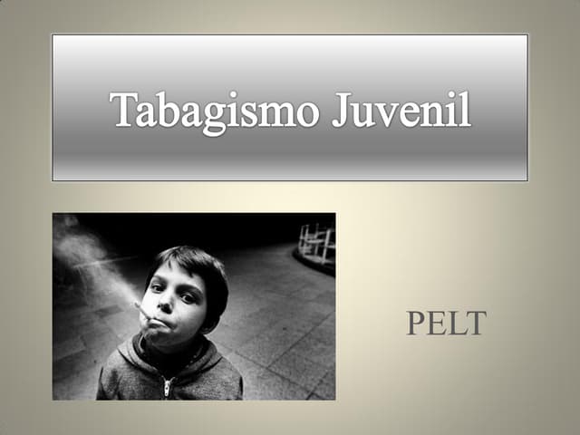 Tabagismo juvenil 1
