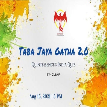 Taba jaya gatha 2.0, ZHDC weekly Session #19