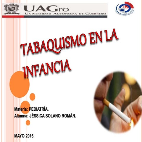 Tabaquismo en la infancia  