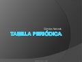 Tabela periódica  prof Ivanise Meyer