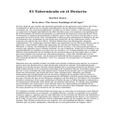 Tabernaculo, material de estudios.