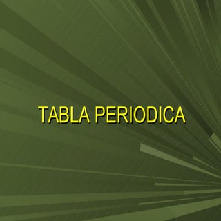 Tabla Periodica
