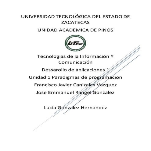 Tabla comparativa programación estructurada y orientada a objetos