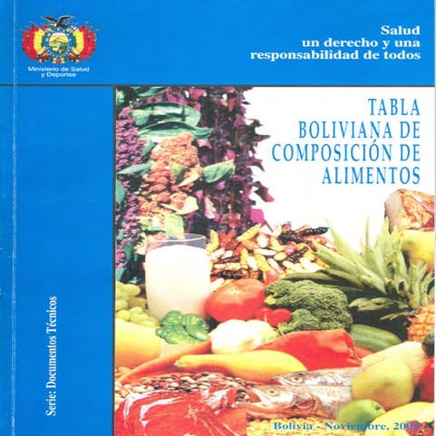Tabla de alimentos