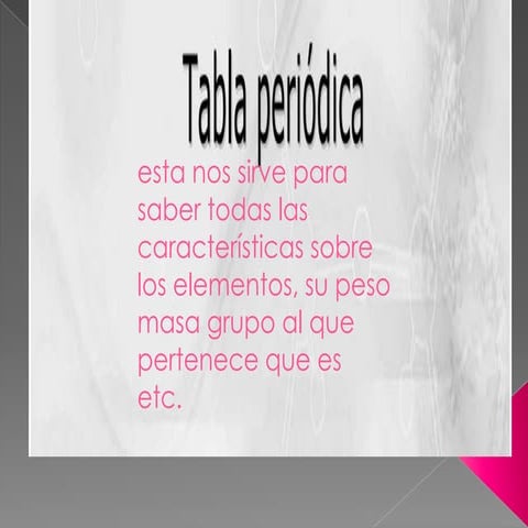 Historia de la Tabla periodica