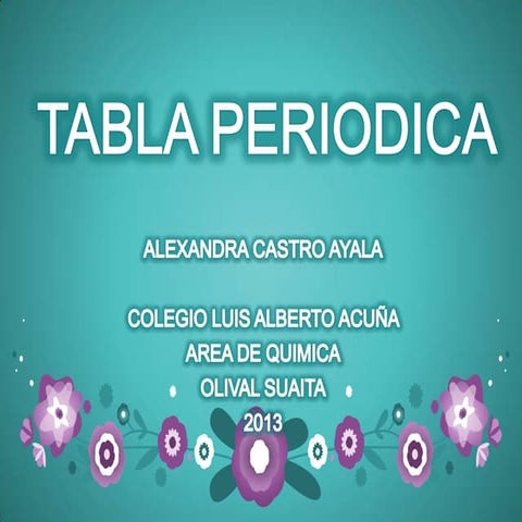 Tabla periodica