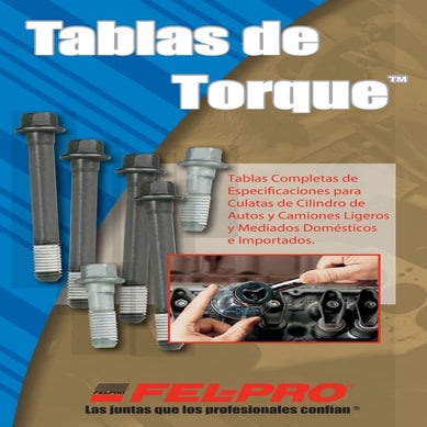 Tablas de torque