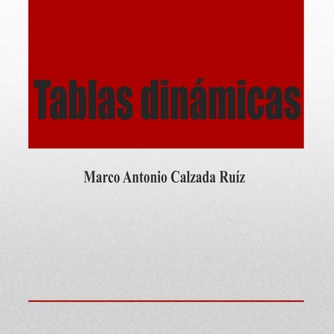 Tablas dinámicas   marco antonio calzada ruíz