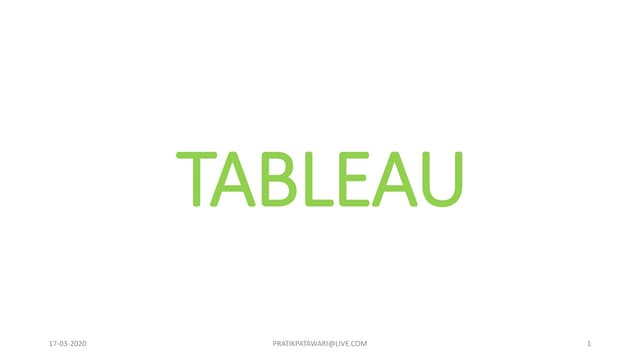 Tableau