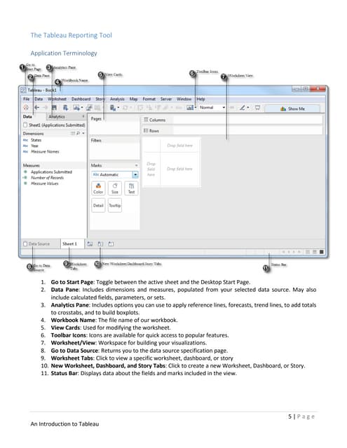 Tableau desktop | DOCX