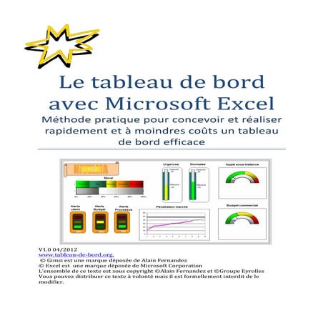 Tableau de bord excel