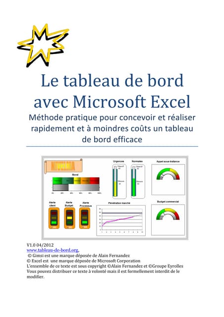 Tableau de bord excel