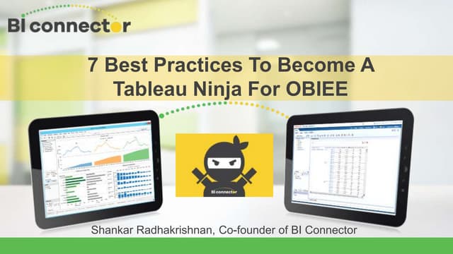 Tableau Best Practices for OBIEE