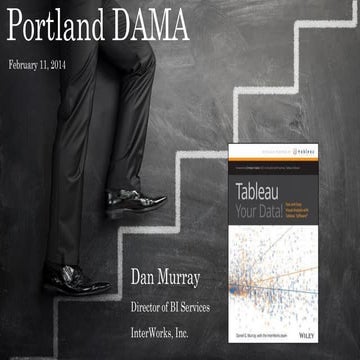 Tableau your data! roadshow speech portland dama nike  02112014